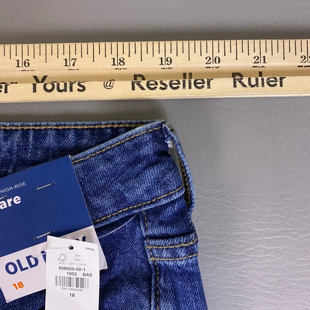 Old Navy Jeans Women's Size 18 Extra High-Rise Flare Dark Wash Blue New NWT